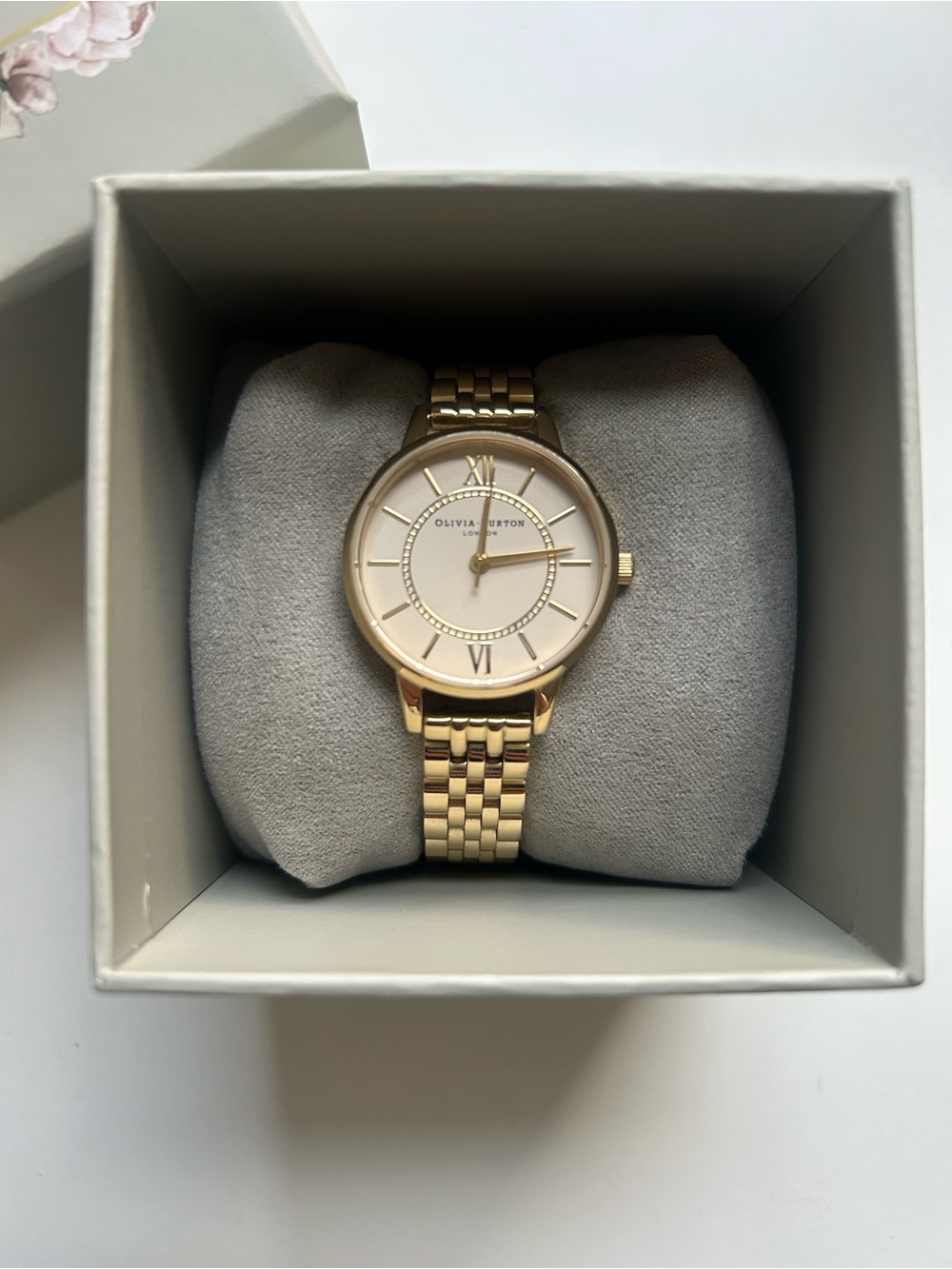 OLIVIA BURTON Gold Tone Bracelet Watch - Ivory Dial